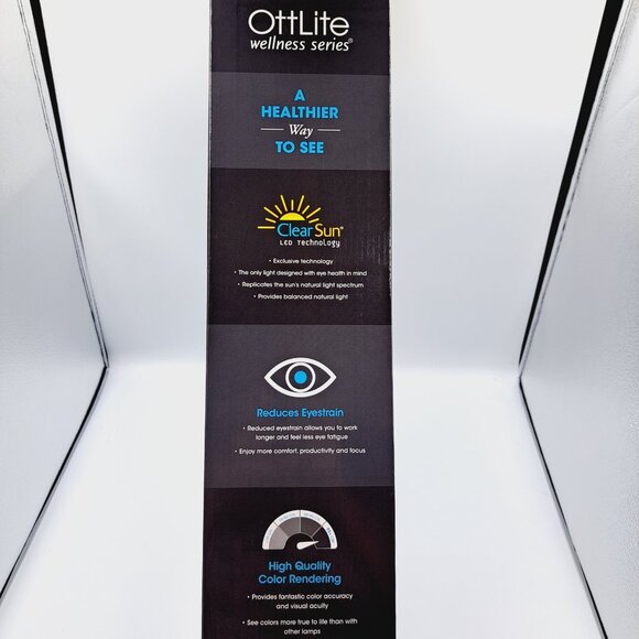 OttLite Merge LED Desk Lamp with Wireless Charging With 3 Brightness Settings - Picture 4 of 12